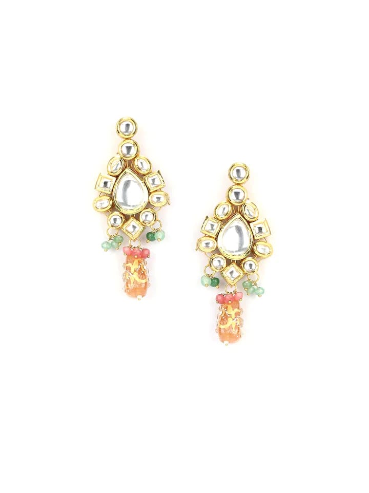 Gold-Plated Kundan-Studded Necklace & Earrings
