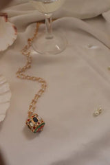 Gold Plated Long Kundan Polki Necklace