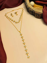 Gold Plated Kundan Polki Necklace