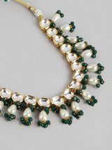 Gold Plated Kundan Choker Necklace Set