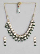 Gold Plated Kundan Choker Necklace Set