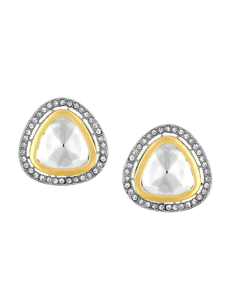 Gold Plated Polki Pearl Choker Set