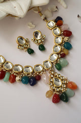 Gold Plated Kundan Choker Set