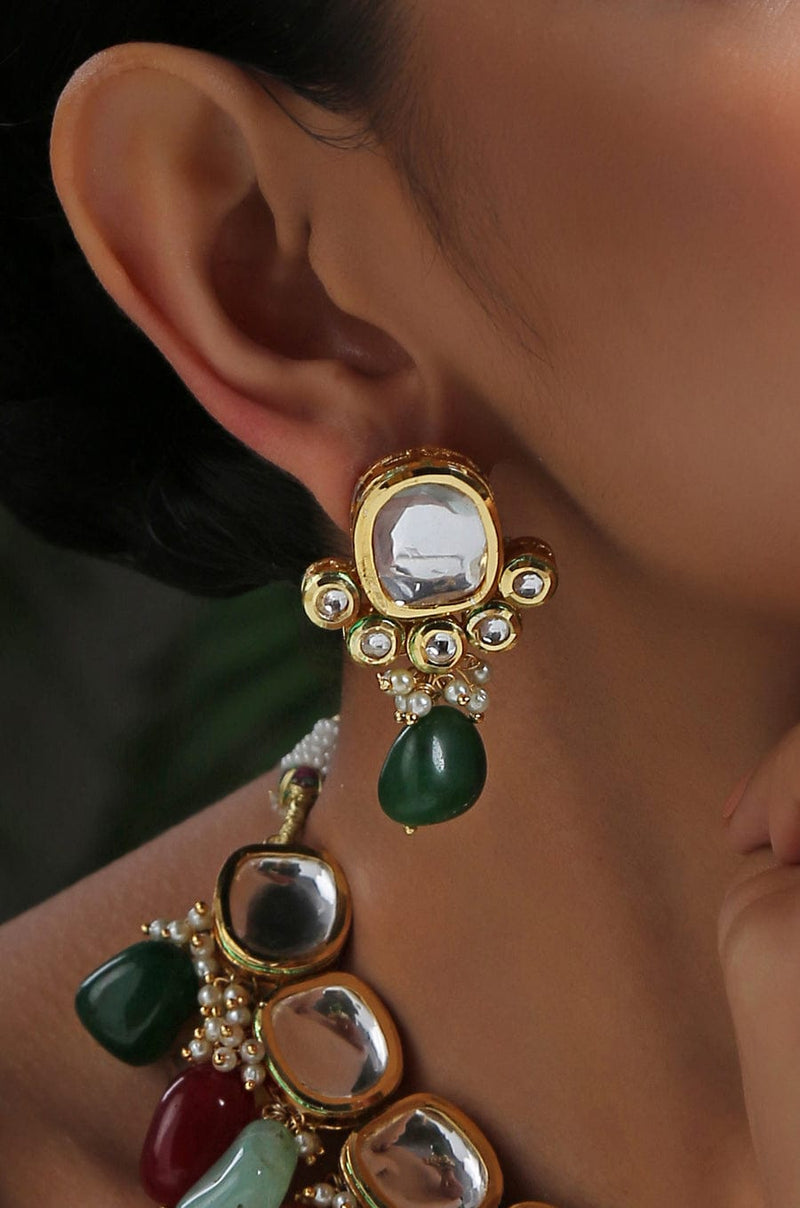 Gold Plated Kundan Choker Set