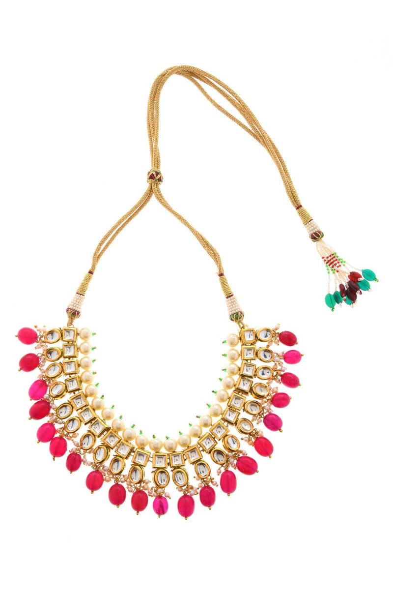 Gold Plated Kundan Choker Set