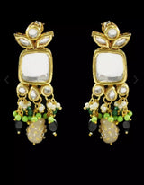 Gold Plated Necklace With Earrings
