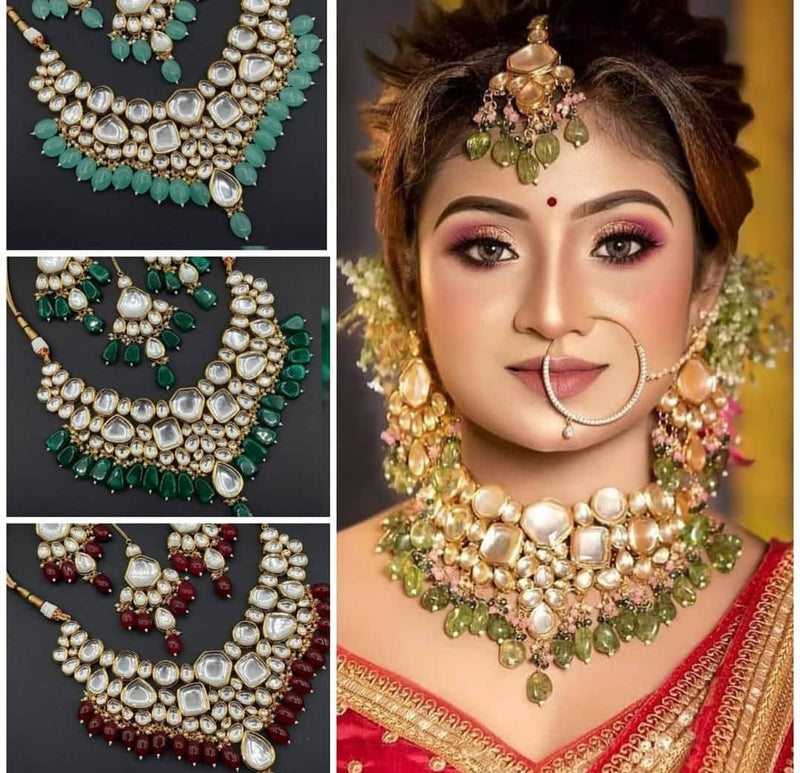 Gold Plated High Quality Choker Necklace Set