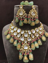 Gold Plated High Quality Choker Necklace Set