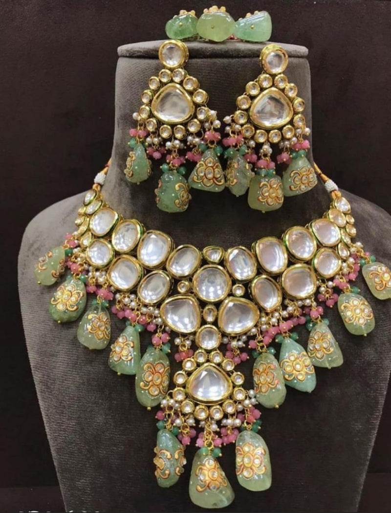 Gold Plated High Quality Choker Necklace Set