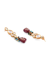 Gold Plated Pearl And Kundan Necklace
