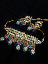 Gold Plated Kundan Choker Set