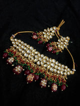 Gold Plated Kundan Choker Set