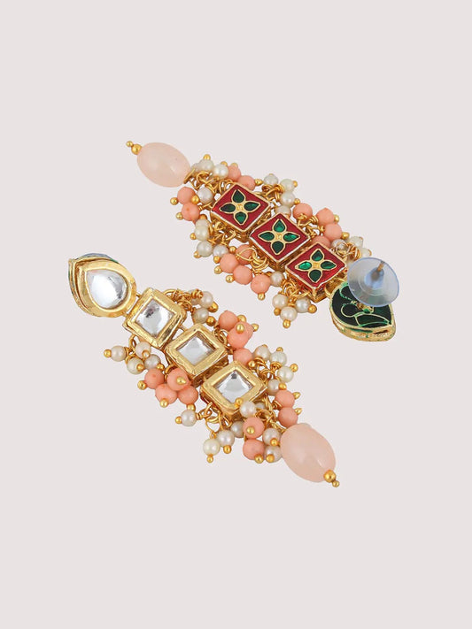 Gold Plated Kundan Jewellery Set