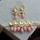 Gold Plated Kundan Necklace Set