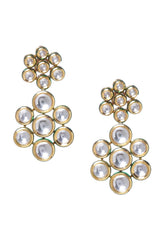 Gold Plated Pearls Kundan Embellished Necklace