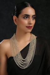 Beautiful Long Pearl Necklace