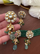 Gold Plated Kundan Choker Set