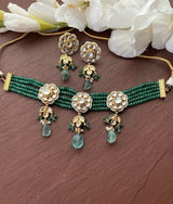 Gold Plated Kundan Choker Set