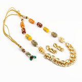 Gold Plated Kundan Necklace Set