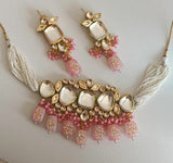 Gold Plated Kundan Necklace Set