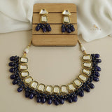 Gold Plated Kundan Necklace Set