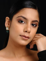 Gold Plated Kundan Necklace Set