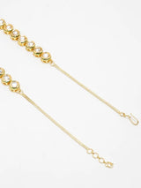 Gold Plated Kundan Necklace Set