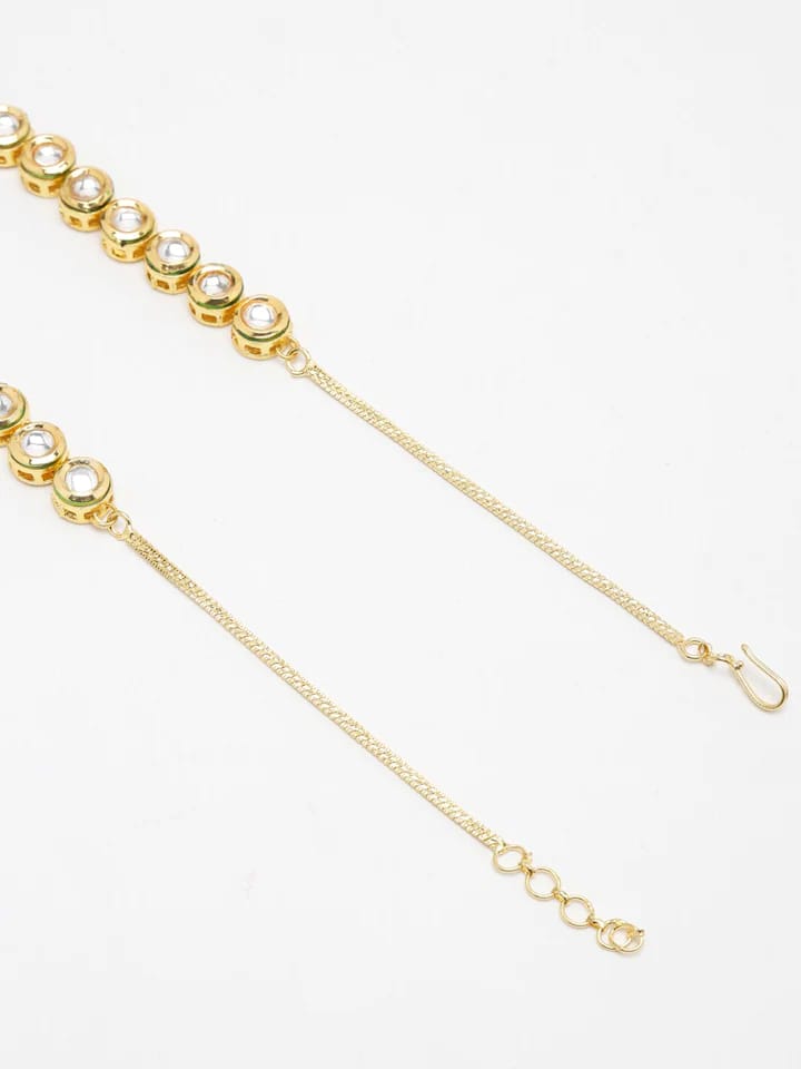 Gold Plated Kundan Necklace Set