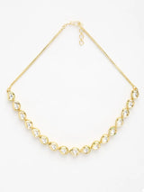 Gold Plated Kundan Necklace Set