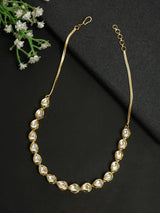 Gold Plated Kundan Necklace Set