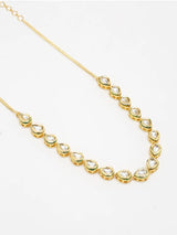 Gold Plated Kundan Necklace Set
