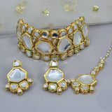 Gold Plated Kundan Choker set