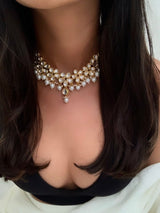 Elegant Kundan choker Nacklace
