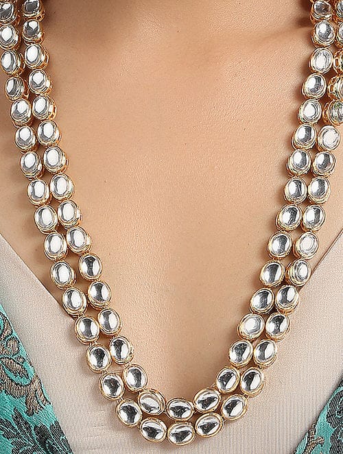Gold Plated Kundan Nacklace