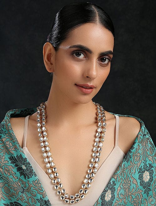 Gold Plated Kundan Nacklace