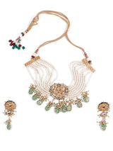 Gold Plated Kundan Jewellery Set