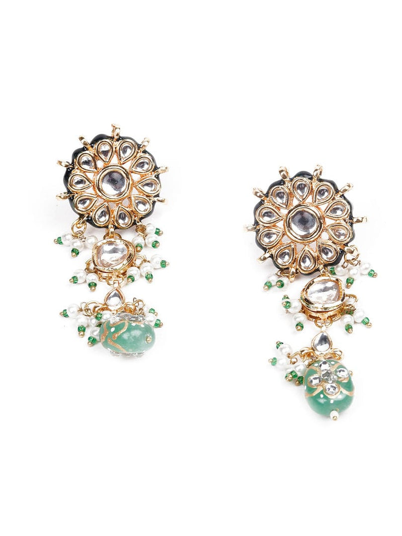 Gold Plated Kundan Jewellery Set
