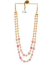 Gold Plated Beaded Layered Necklace
