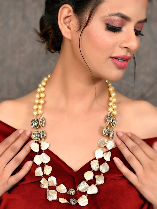 Gold Plated Ethnic Unisex gold plated necklace