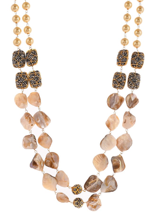 Gold Plated Ethnic Unisex gold plated necklace