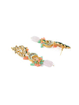 Gold Plated Kundan Embellished Necklace Set