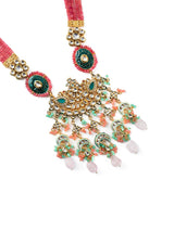 Gold Plated Kundan Embellished Necklace Set