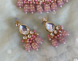 Gold Plated Kundan Embellished Necklace Set