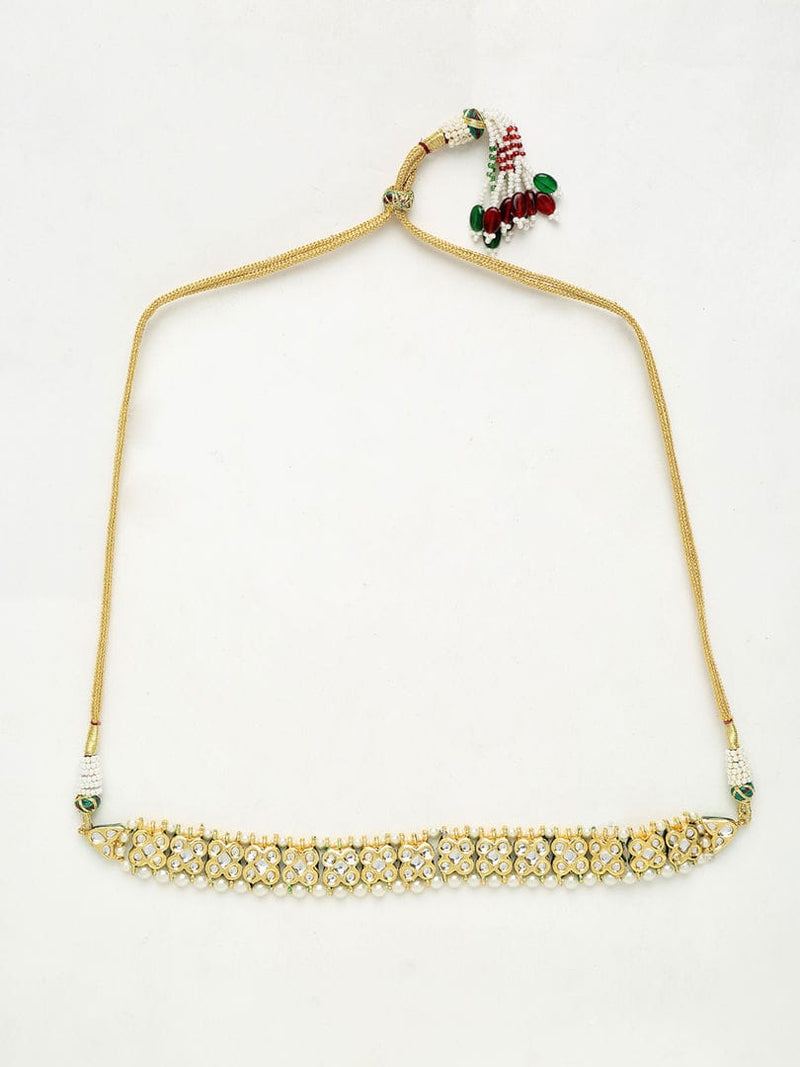 Gold Plated Kundan Neckpiece