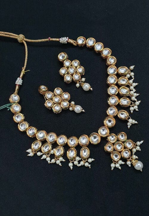 Gold Plated Kundan Choker Set