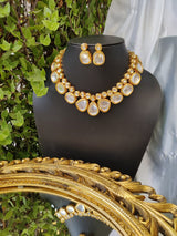 Wedding Wear Artificial Bridal Kundan Necklace Set