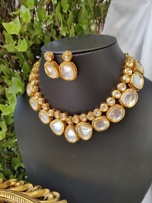 Wedding Wear Artificial Bridal Kundan Necklace Set