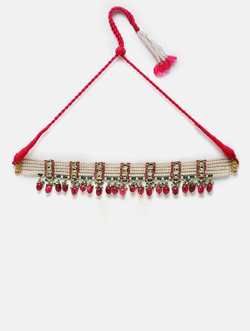 Gold Plated Kundan Choker Set
