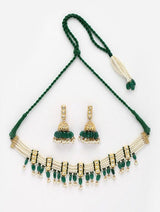 Gold Plated Kundan Choker Set