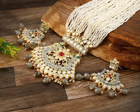 Gold Plated Long Jewellery Set